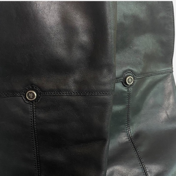 NWOB Frye Leather Over Knee Riding BOOTS Equestrian Biker Buccaneer Moto Boho - Picture 3 of 10